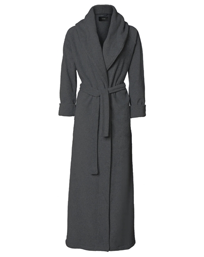 Karmameju - Mount Everest Fleece Badekåbe - Dark Grey